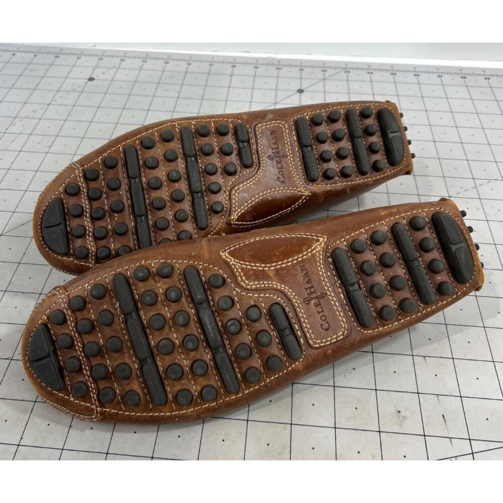 Cole Haan Gunnison Brown Slip On Driver Moccasins Loafers Men's Size 8.5 VG - Picture 6 of 10
